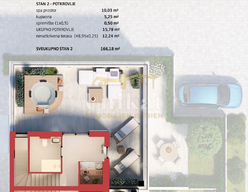 Nuova costruzione: villetta bifamiliare con 4 camere da letto e piscina